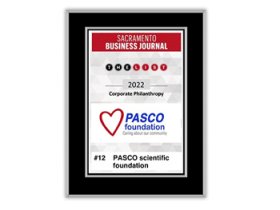 Sacramento Business Journal Recognizes PASCO foundation for Third Consecutive Year